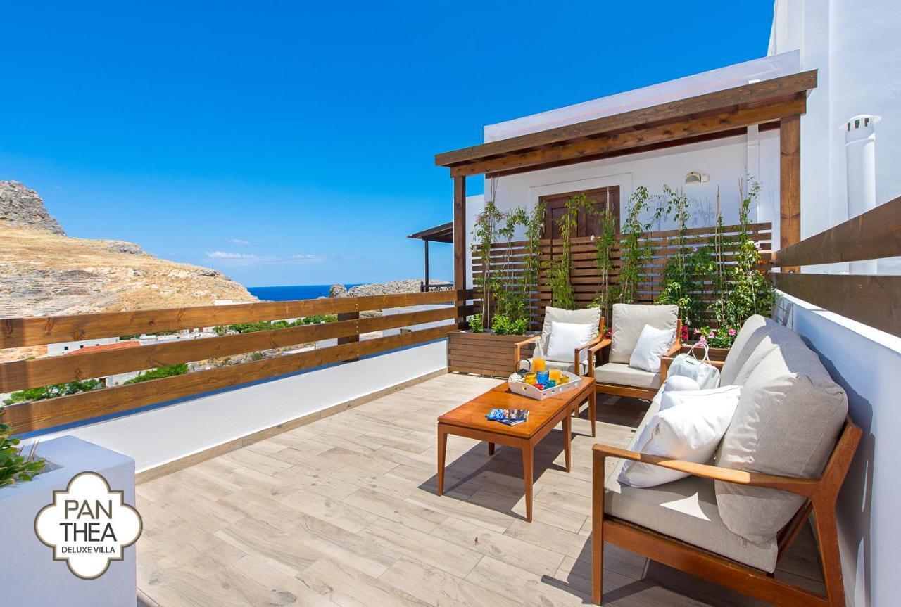 Villa Panthea Líndos Екстериор снимка